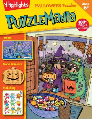 Kniha Puzzlemania Halloween Puzzles Highlights for Children