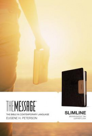 Carte Message Slimline (Leather-Look, Brown/Saddle Tan) Eugene H. Peterson