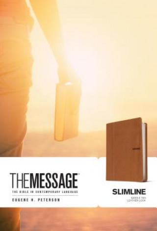 Carte Message Slimline (Leather-Look, Saddle Tan) Eugene H. Peterson