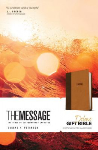 Könyv Message Deluxe Gift Bible, Brown Eugene H. Peterson