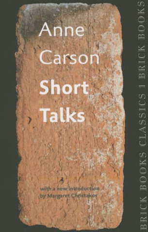 Carte Short Talks Anne Carson