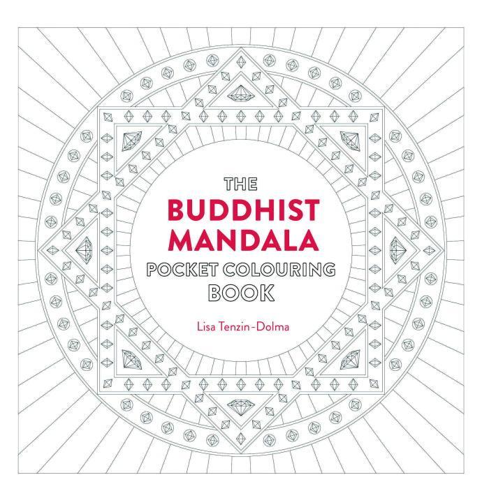 Книга The Buddhist Mandala Pocket Coloring Book Lisa Tenzin-Dolma