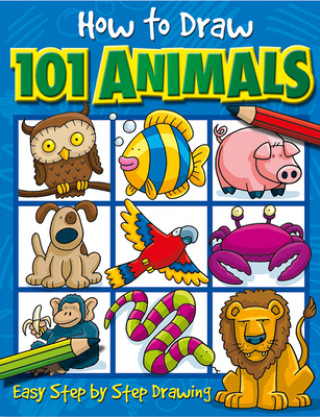 Kniha How to Draw 101 Animals Dan Green