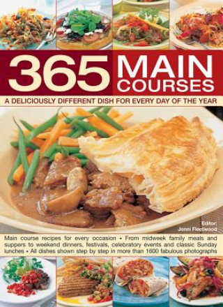 Kniha 365 Main Courses 