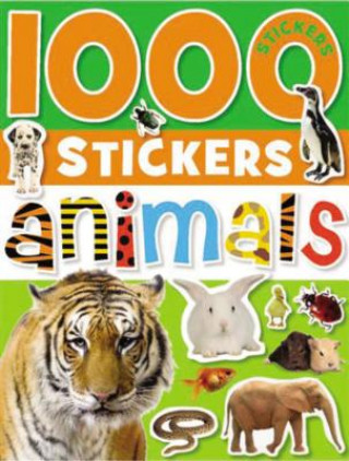 Książka 1000 Stickers - Animals Katie Cox