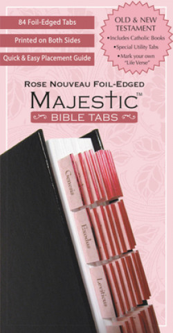 Kniha Majestic Rose Nouveau Foil-Edged Bible Tabs Ellie Claire Gift & Paper Corp.