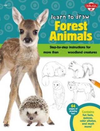 Książka Learn to Draw Forest Animals Robbin Cuddy