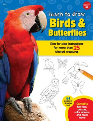 Carte Learn to Draw Birds & Butterflies Robbin Cuddy