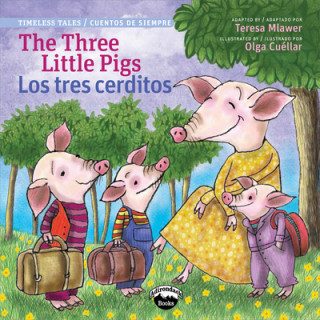 Książka The Three Little Pigs / Los tres cerditos Teresa Mlawer