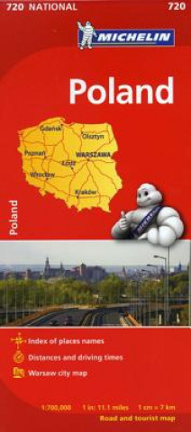 Carte Michelin Poland/ Michelin Pologne Michelin Travel & Lifestyle