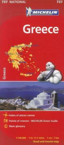 Könyv Michelin Greece / Michelin Grece Michelin Travel & Lifestyle