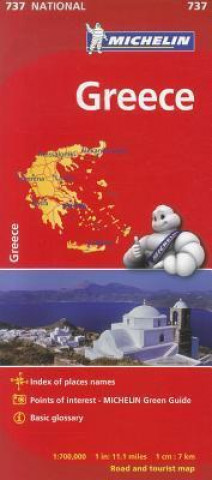 Książka Michelin Greece / Michelin Grece Michelin Travel & Lifestyle