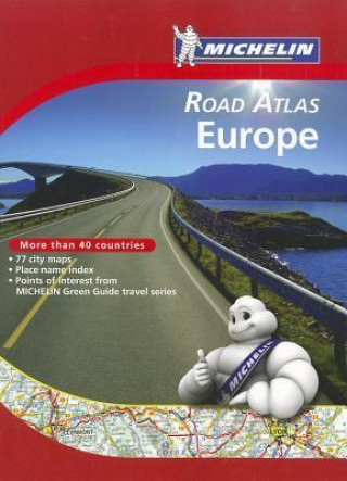 Kniha Michelin Road Atlas Europe Michelin Travel & Lifestyle