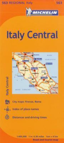 Kniha Michelin Italy Central / Michelin Italie Centre Michelin Travel Pubns