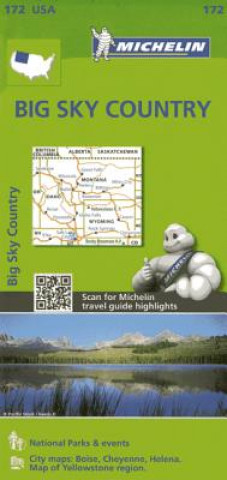 Kniha Michelin USA Big Sky Country 172 Michelin Travel Publications