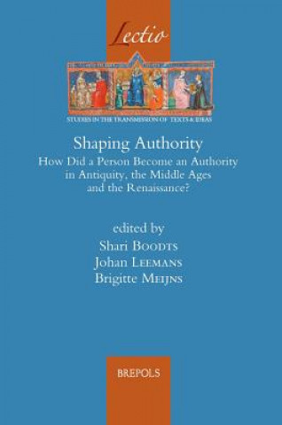 Libro Shaping Authority Shari Boodts