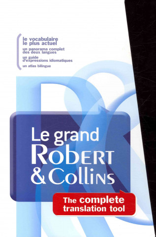 Carte Le Grand Robert & Collins Dictionnaire Bilingue Francais-Anglais, Anglais-Francais 