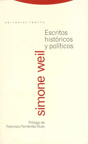 Kniha Escritos históricos y políticos / Historical and Political Writings Simone Weil