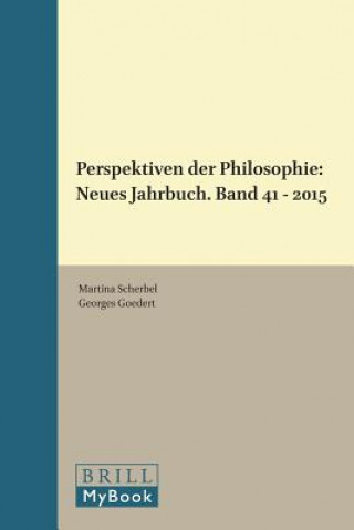 Kniha Perspektiven Der Philosophie 2015 Georges Goedert