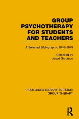 Buch Group Psychotherapy for Students and Teachers 