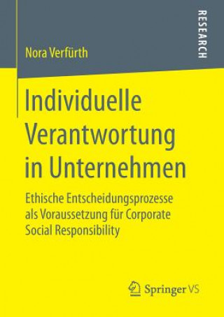 Knjiga Individuelle Verantwortung in Unternehmen Nora Verfürth