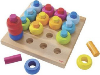Game/Toy Steckspiel Farbkringel 
