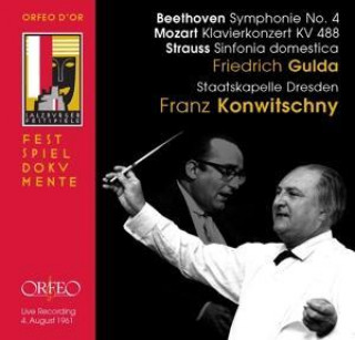 Audio Sinfonie 4,Klavierkonz.KV 488,Sinfonia Domestica Friedrich/Staatskapelle Dresden/Konwitschny Gulda