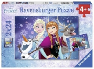 Gra/Zabawka Disney Frozen Nordlichter. Puzzle 2 x 24 Teile 