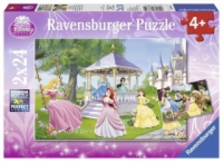Joc / Jucărie Disney: Zauberhafte Prinzessinnen. Puzzle 2 x 24 Teile 