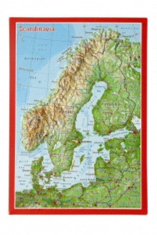 Tiskovina Reliefpostkarte Skandinavien André Markgraf