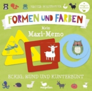 Spiel/Spielzeug Eckig, rund und kunterbunt - Mein Maxi-Memo - Formen und Farben Nastja Holtfreter