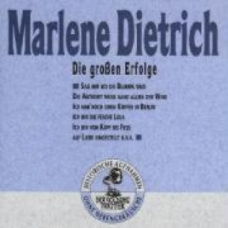 Audio Die Grossen Erfolge Marlene Dietrich