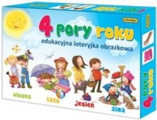 Gioco/giocattolo 4 pory roku Edukacyjna loteryjka obrazkowa 