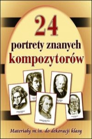 Papírenské zboží 24 portrety najslynniejszych kompozytorow teczka 