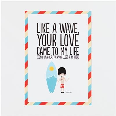 Kniha Lámina Superbritánico. Like a wave, your love came to my life 