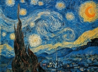Gra/Zabawka Vincent Van Gogh -  Sternennacht. Puzzle 1000 Teile 