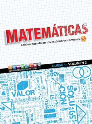 Książka Glencoe Math, Course 1, Volume 2, Spanish Student Edition McGraw-Hill Education