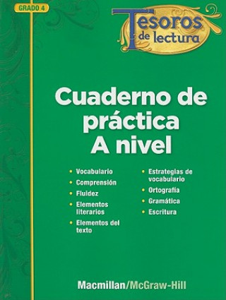 Kniha Cuaderno de Practica, A Nivel, Grado 4 MacMillan/McGraw-Hill