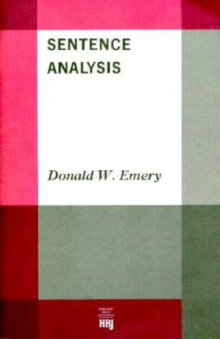 Knjiga Sentence Analysis Donald W. Emery