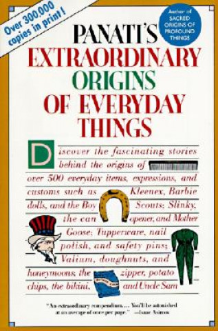 Book Extraordinary Origins of Everyday Things Charles Panati