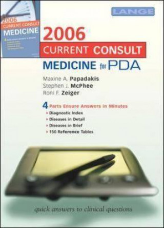 Kniha Current Consult Medicine for PDA Maxine A. Papadakis