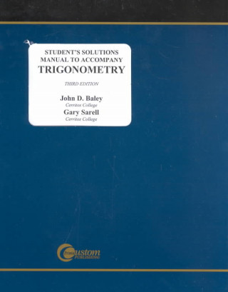 Livre Student's Solutions Manual for Trigonometry 