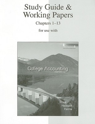 Kniha Study Guide & Working Papers for Use with College Accounting Chapters 1-13 John Ellis Price