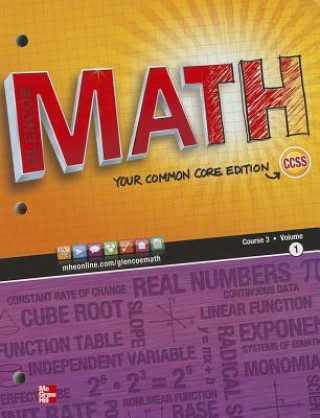 Carte Glencoe Math, Course 3, Student Edition, Volume 1 McGraw-Hill/Glencoe