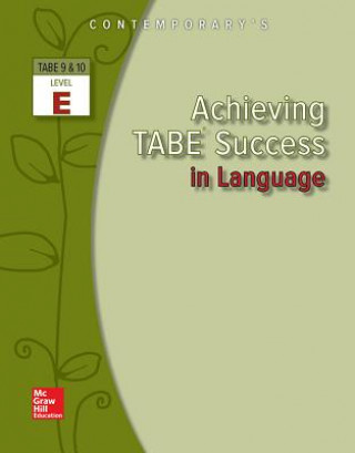 Könyv Achieving TABE Success in Language, Level E McGraw-Hill