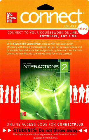 Kniha Interactions Level 2 Listening/Speaking Student Registration Code for Connect ESL (Stand Alone) Judith Tanka