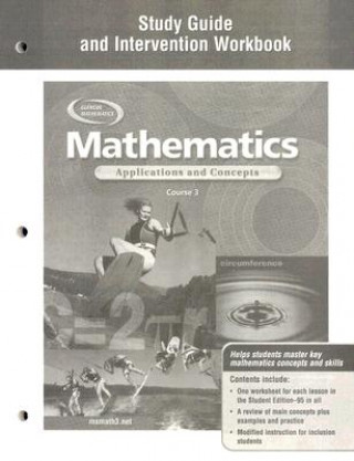 Książka Mathematics: Applications and Concepts, Course 3, Study Guide and Intervention Workbook McGraw-Hill