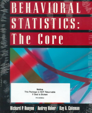 Książka Text with Study Guide for Use with Behavioral Statistics Richard P. Runyon