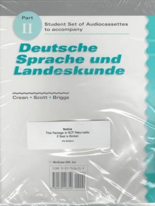 Book Student Audiocassettes Part 2 to Accompany Deutsche Sprache Und Landeskunde 