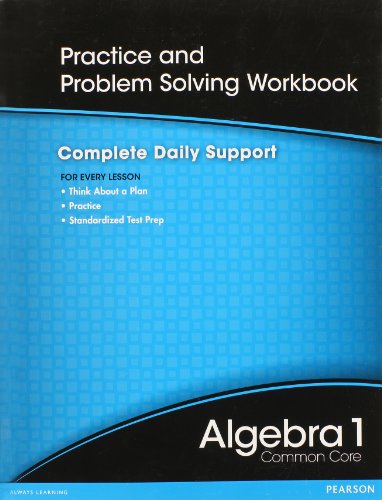 Book Alebra 1 Common Core Practice and Problem Solving Workbook: Complete Daily Support LARSON